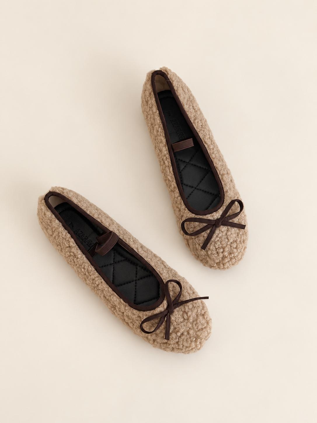 Teddy Bears | Women’s Teddy Bow Ballet Flats