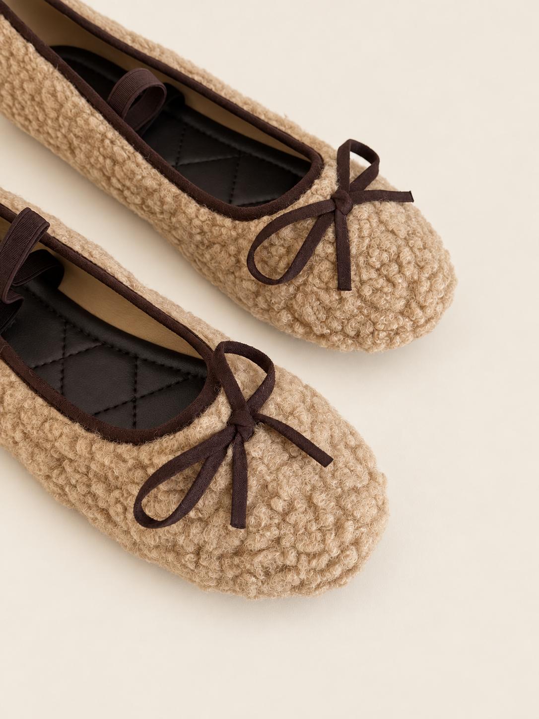 Teddy Bears | Women’s Teddy Bow Ballet Flats