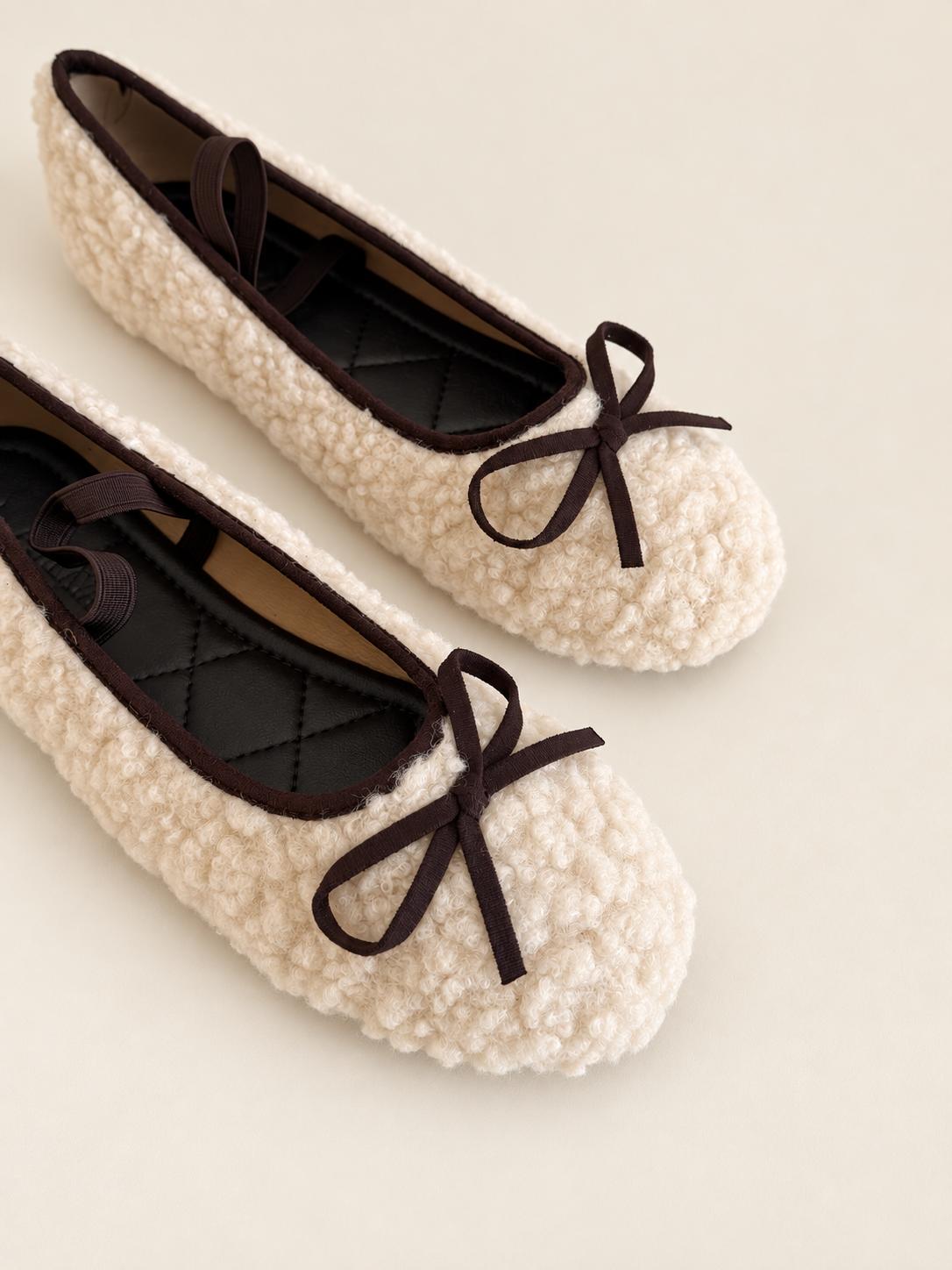 Teddy Bears | Women’s Teddy Bow Ballet Flats