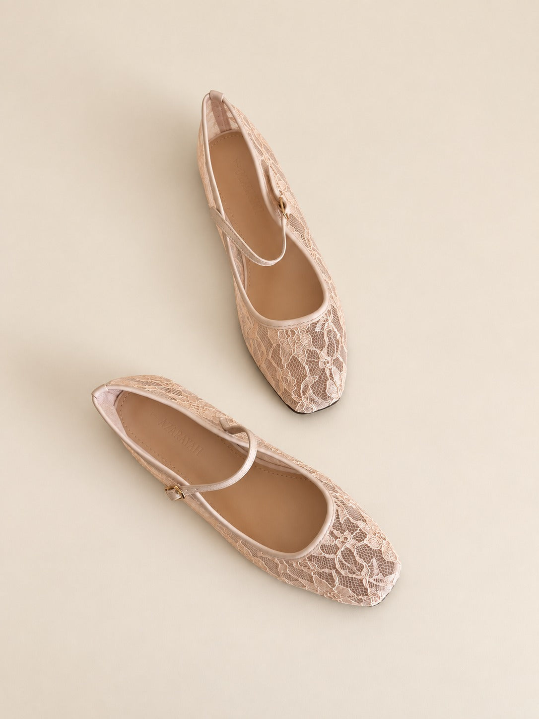Frixie | Sheer Lace MaryJane Ballet Flat