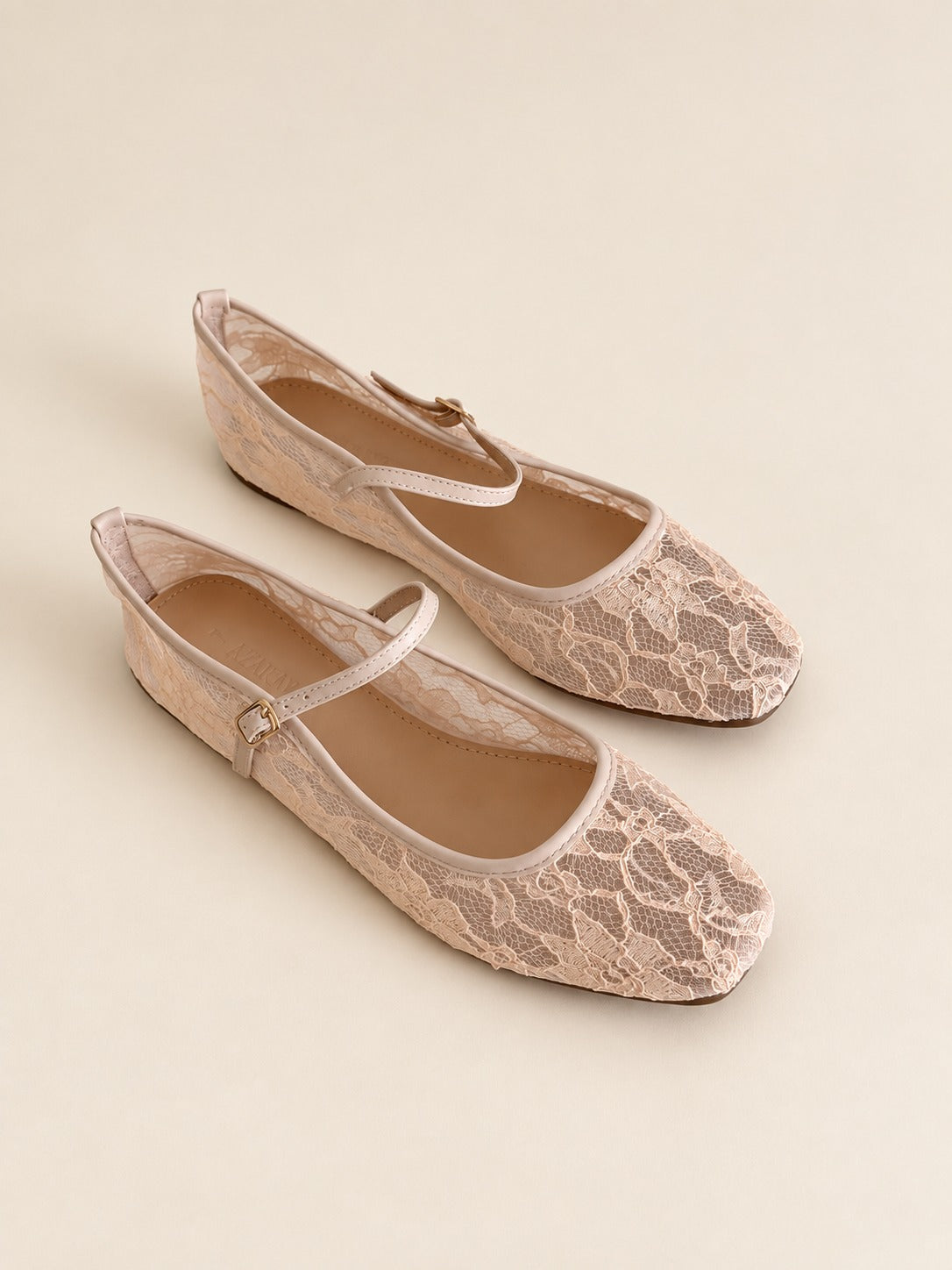 Frixie | Sheer Lace MaryJane Ballet Flat