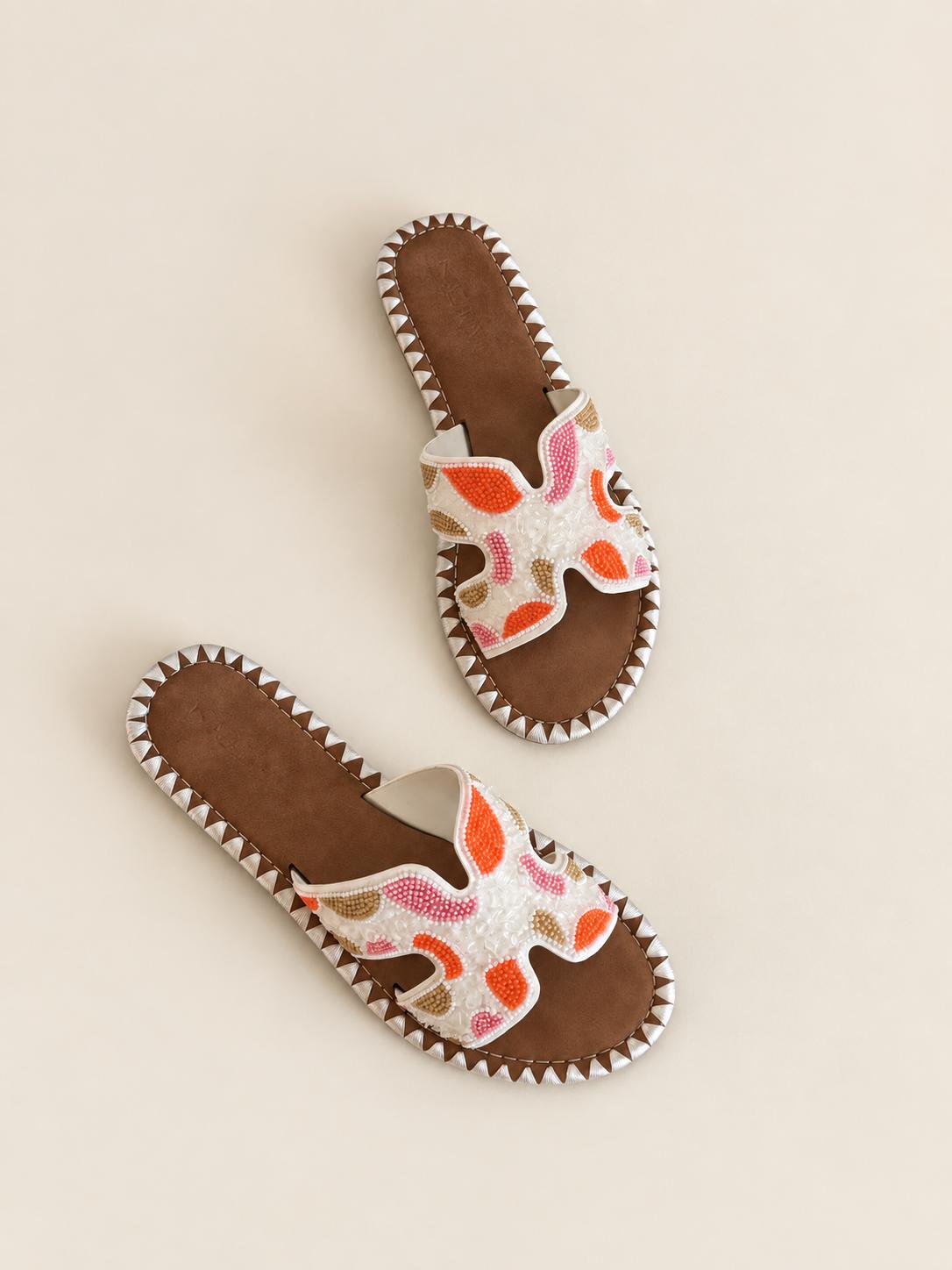 Gaza | Embellished Cutout Sandal