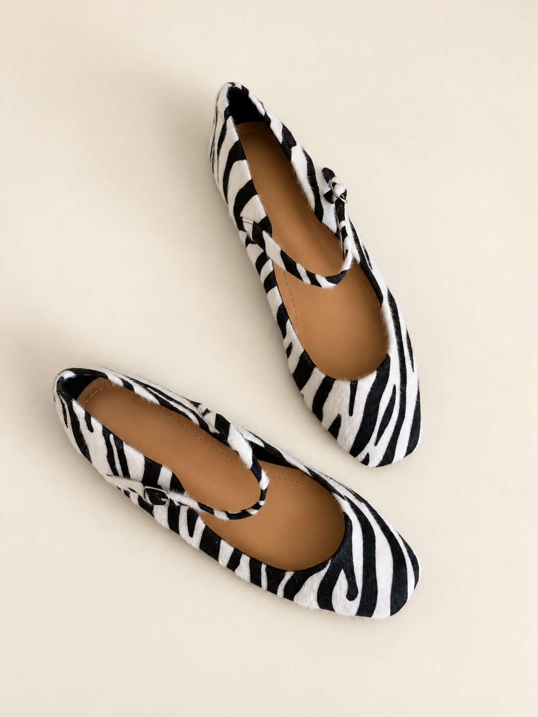 Another Life | Mary Jane Microfiber Ballet Flat
