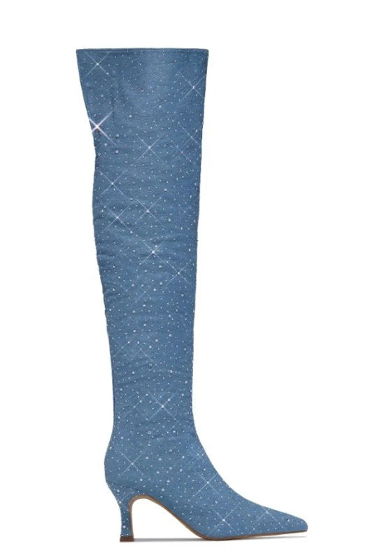 Brillante | Boots Rhinestone Over-the-Knee Collection