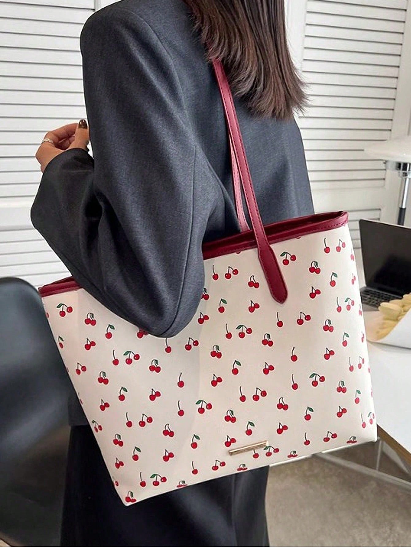 Cherry Pop Canvas Tote Bag