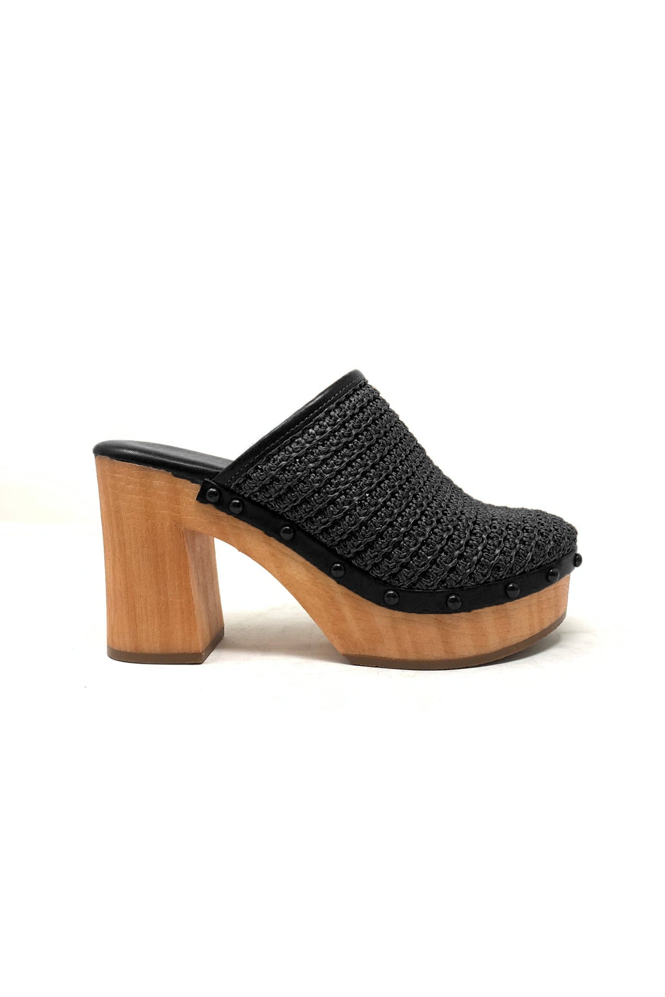 TAKEN - Crochet Clog Platform Mule