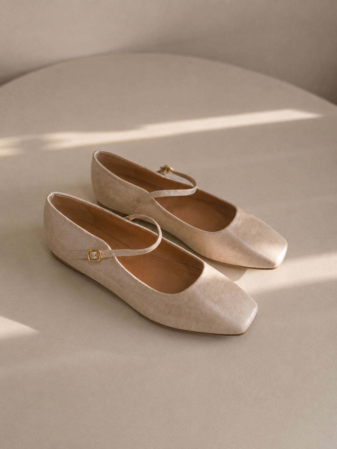 Another Life | Mary Jane Microfiber Ballet Flat