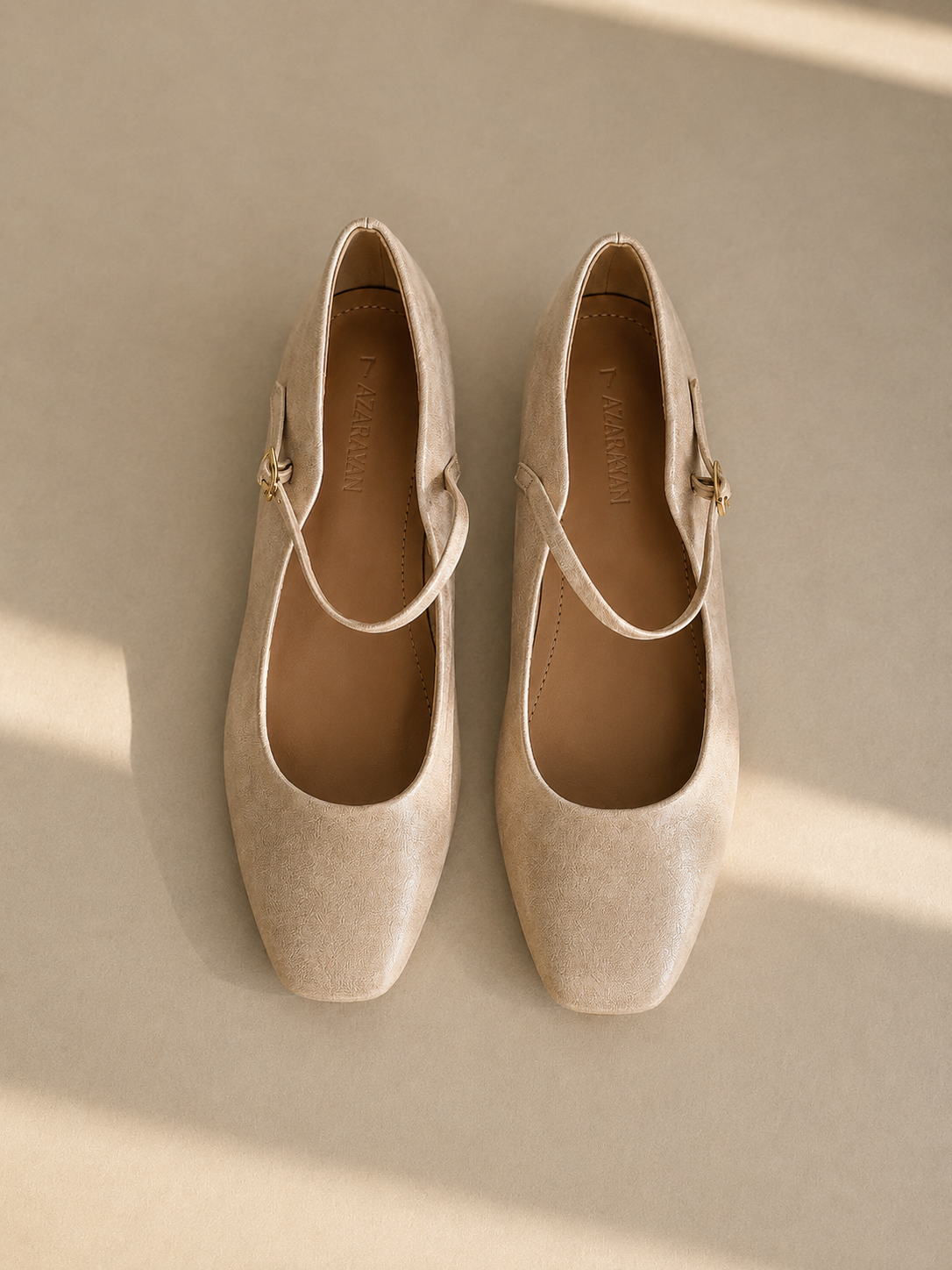 Another Life | Mary Jane Microfiber Ballet Flat