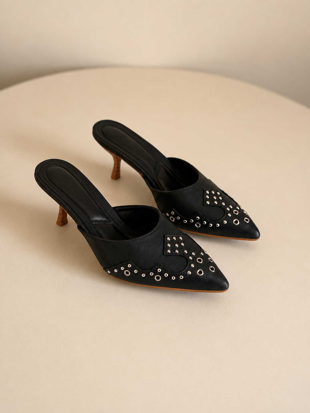 Corset | Lace-Up Mule Heels