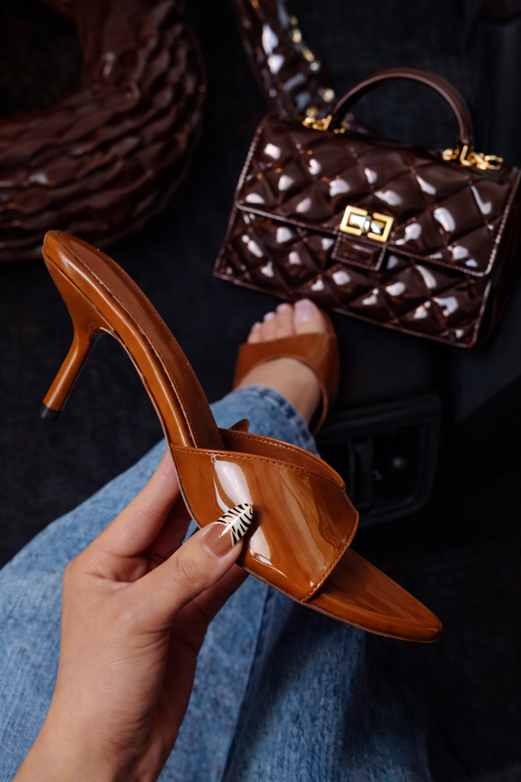 Jawbreaker | Slip On Pointed Toe Kitten Kitty Heel Mule