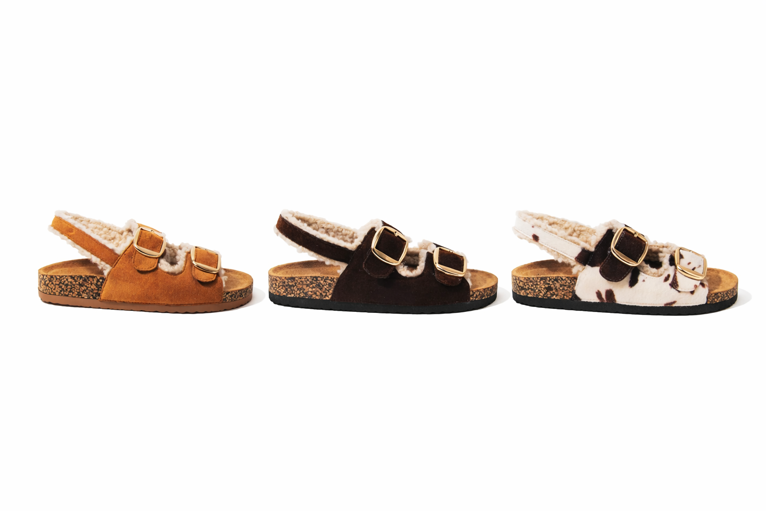 Maples | Teddy Buckle Slides